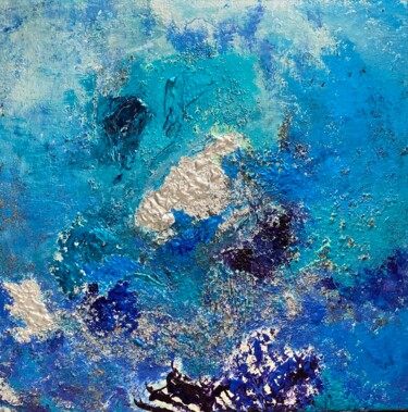 Pittura intitolato "Nel profondo blu" da Laura Casini, Opera d'arte originale, Acrilico