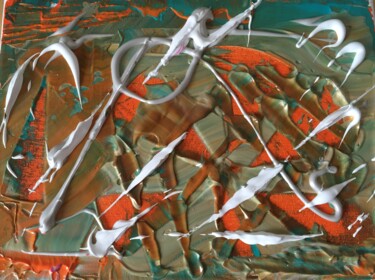 Painting titled "Marbre" by Laura Casini, Original Artwork, Acrylic