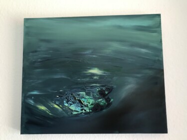 Painting titled "In the deep ocean..." by Laura Casini, Original Artwork, Acrylic