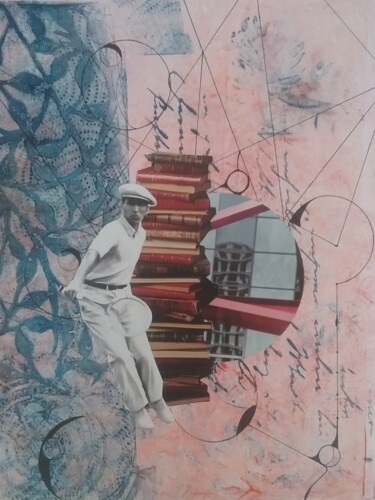 Collages intitolato "Dia libre" da Laura Dangelo, Opera d'arte originale, Collages