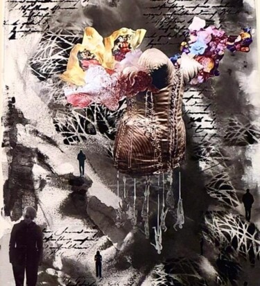 Collages titulada "A midsummer night's…" por Laura Dangelo, Obra de arte original, Collages