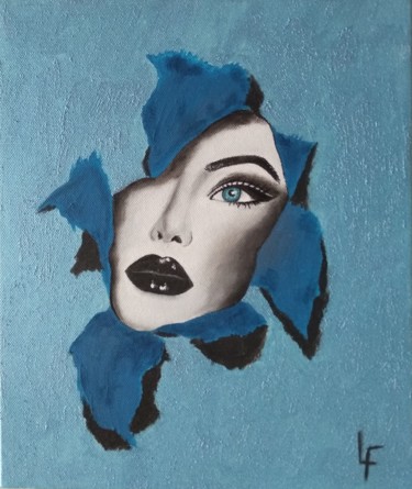 Peinture intitulée "Blue Passion" par Laura Facchin (Ledonnedilaura), Œuvre d'art originale, Acrylique