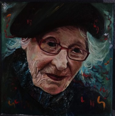 Pittura intitolato "Zia Beth - (serie r…" da Laura Muolo, Opera d'arte originale, Olio