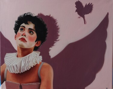 Pittura intitolato "il desiderio di Ica…" da Laura Muolo, Opera d'arte originale, Olio