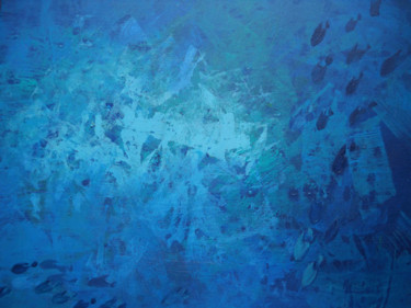 Pittura intitolato "2-fondale-marino1-a…" da Laura Pasquetti, Opera d'arte originale, Acrilico
