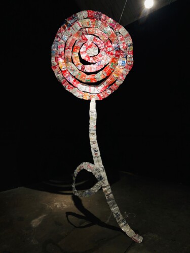 Skulptur mit dem Titel "All That Shines Und…" von Laura Quattrocchi, Original-Kunstwerk, Aluminium
