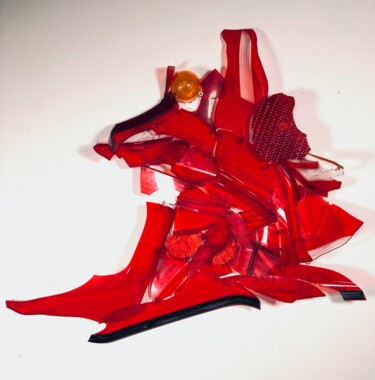 Скульптура под названием "C15H16O2" - Laura Quattrocchi, Подлинное произведение искусства, проволочный