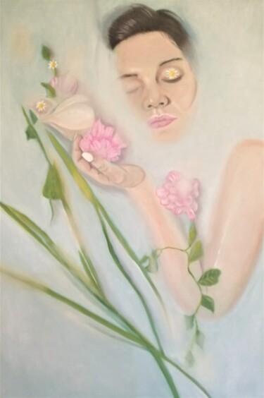 Painting titled "Ofelia 2" by Laura Segatori, Original Artwork, Oil