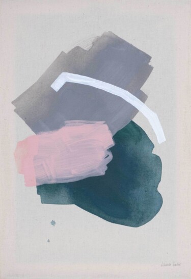 Картина под названием "B2202" - Laura Soulier, Подлинное произведение искусства, Акрил Установлен на Деревянная рама для нос…