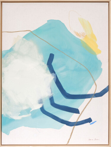 Картина под названием "C2301" - Laura Soulier, Подлинное произведение искусства, Акрил Установлен на Деревянная рама для нос…