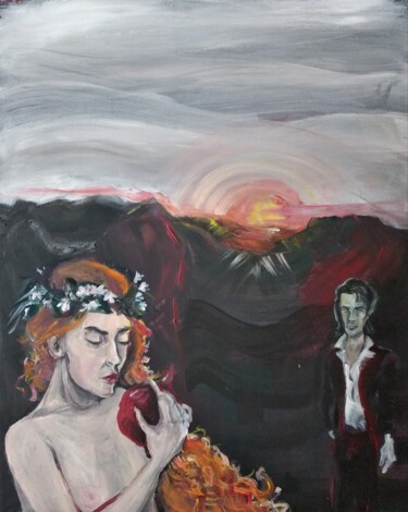 Peinture intitulée "Morning of Persepho…" par Laura Tuča, Œuvre d'art originale, Acrylique