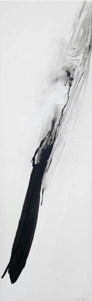 Malerei mit dem Titel "Tsuikyuu - Poursuite" von Laura Vargova Fine Art, Original-Kunstwerk, Acryl Auf Keilrahmen aus Holz m…
