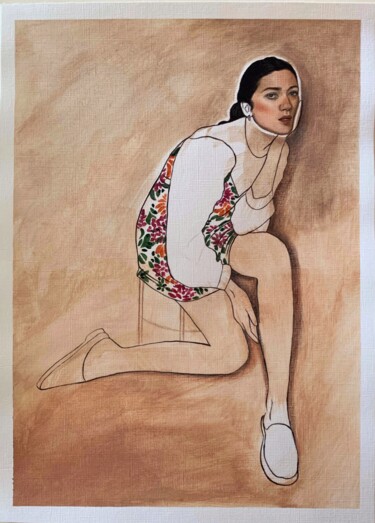 Peinture intitulée "Clio" par Laura Vendramin, Œuvre d'art originale, Huile