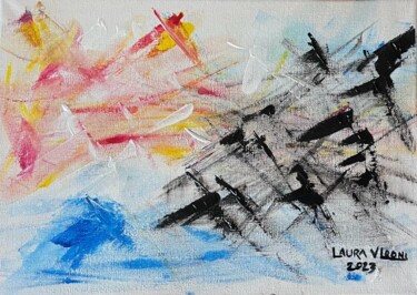 Painting titled "Birds" by Laura Vila Leoni, Original Artwork, Acrylic