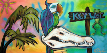 "Key West" başlıklı Tablo Laura Barbosa tarafından, Orijinal sanat, Akrilik