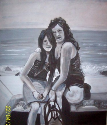Painting titled "SISTERS" by Laura Capurro, Original Artwork