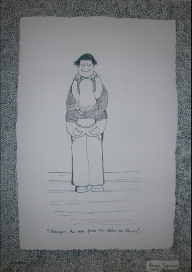 Dibujo titulada "Abrazos de oso (par…" por Laura Capurro, Obra de arte original, Otro