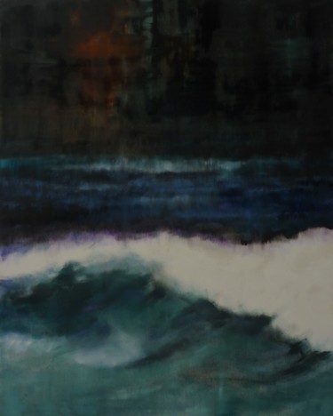 Картина под названием "Mare Nostrum" - Laura Beatrice Gerlini, Подлинное произведение искусства, Масло