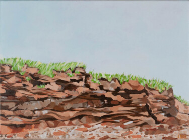 Картина под названием "Fundy Coast" - Laura K Smith Paintings, Подлинное произведение искусства, Акрил Установлен на Деревян…