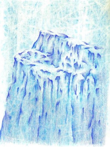 Collages titled "glacier_erased.jpg" by Laura Lee Gulledge, Original Artwork