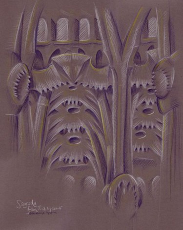 Collages titled "Sagrada Familia, Ba…" by Laura Lee Gulledge, Original Artwork