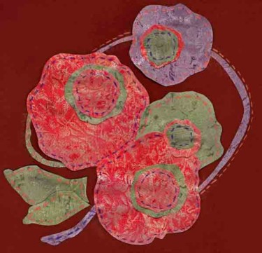 Collages titled "Flowers from Jamie" by Laura Lee Gulledge, Original Artwork
