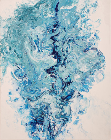 Painting titled "Liquid Soul" by Laura Alice, Original Artwork, Acrylic