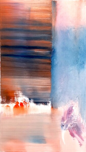 Peinture intitulée "Winter evening 1" par Laura Molloy, Œuvre d'art originale, Huile