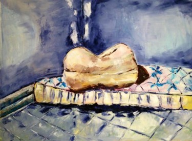 Pittura intitolato "La solitudine" da Laura Tedeschi Pittrice, Opera d'arte originale, Olio