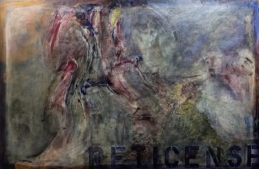 Ζωγραφική με τίτλο "Reticense" από Laura Warburton, Αυθεντικά έργα τέχνης, Λάδι