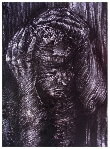 Incisioni, stampe intitolato "CE QUI NE PEUT ETRE…" da Laure-Anne Bocquel, Opera d'arte originale, incisione