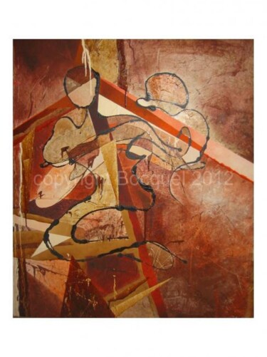 Painting titled "LUI" by Laure-Anne Bocquel, Original Artwork, Oil