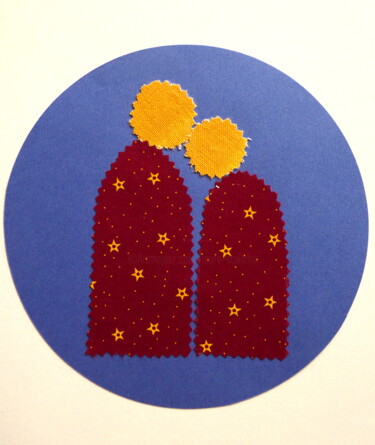 Art textile intitulée "Une amitié offerte" par Laure Barlet, Œuvre d'art originale