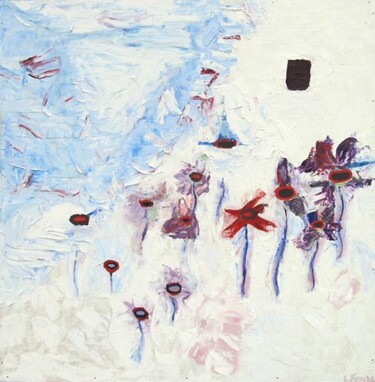 Painting titled "naissance de jil" by Laure Feyen, Original Artwork