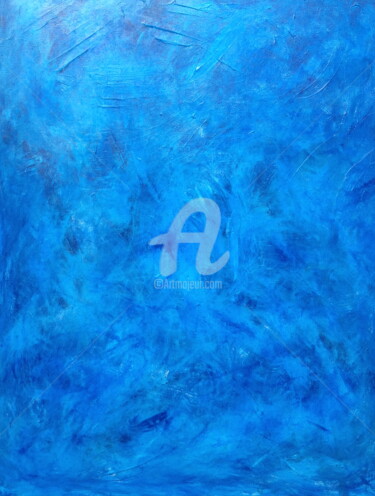 Peinture intitulée "reve-bleu-iv.jpg" par Laure Julien, Œuvre d'art originale