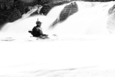 Fotografia zatytułowany „Kayak” autorstwa Laure Metayer, Oryginalna praca, Fotografia cyfrowa