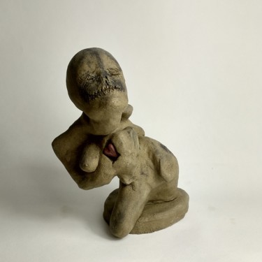 La Maladroite Sculpture intitulée "La Maladroite" par Lorlucys, Œuvre d'art originale, Argile