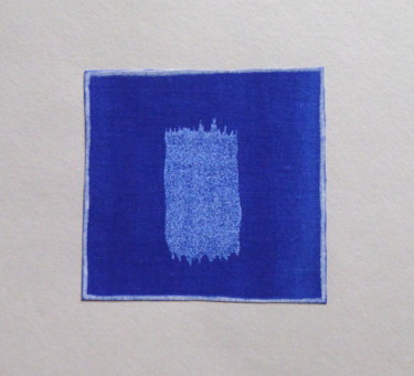 L'air bleu du porche Art textile intitulée "L'air bleu du porche" par Laure Barlet, Œuvre d'art originale, Autre