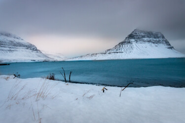 Fotografie mit dem Titel "Blue Fjord" von Laure Vignaux, Original-Kunstwerk, Digitale Fotografie