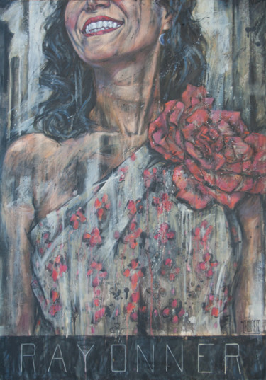 Le sourire 100x70x4 cm © par Laure Mascarello