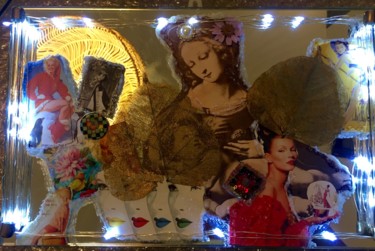 Design intitulée "Madonna" par Laurence Anjubeau, Œuvre d'art originale, Luminaire