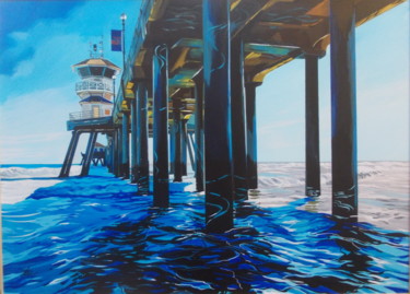 Pittura intitolato "SAN DIEGO" da Laurence Delmotte-Berreby, Opera d'arte originale, Acrilico