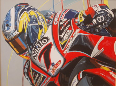 Malerei mit dem Titel "GP 250" von Laurence Delmotte-Berreby, Original-Kunstwerk, Acryl