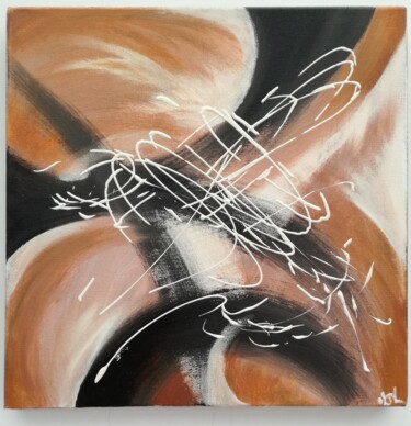 Schilderij getiteld "Erotique" door Laurence Bobe, Origineel Kunstwerk, Acryl