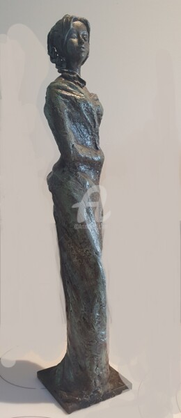 Sculpture titled "Femme" by Laurence Clerembaux, Original Artwork, Terra cotta