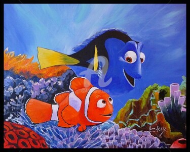Painting titled "Nemo" by Laurence Clerembaux, Original Artwork