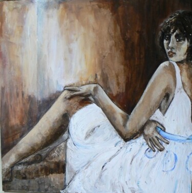 Peinture intitulée "Bare" par Laurence D Antonio Lignel, Œuvre d'art originale