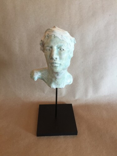 Skulptur mit dem Titel "Adam" von Laurence D Antonio Lignel, Original-Kunstwerk, Keramik