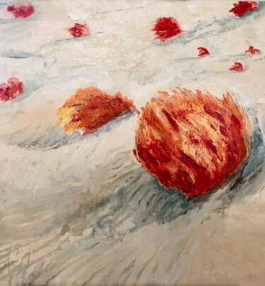 Pittura intitolato "Fireballs" da Laurence D Antonio Lignel, Opera d'arte originale, Olio