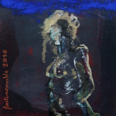 Peinture intitulée "Silhouette - Torse…" par Fontencomble, Œuvre d'art originale, Acrylique